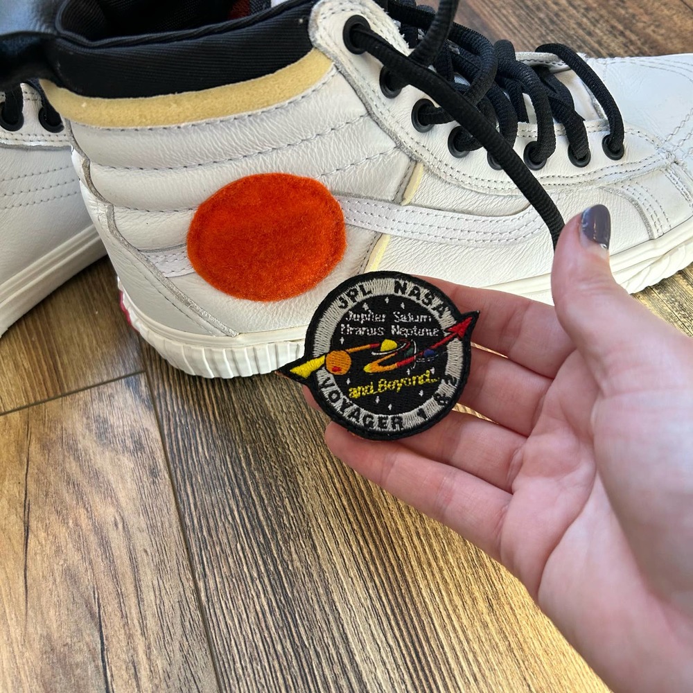 Vans NASA Sneakers High Top SK8-Hi 46 MTE DX Space Voyager White 10.5 - Picture 10 of 16